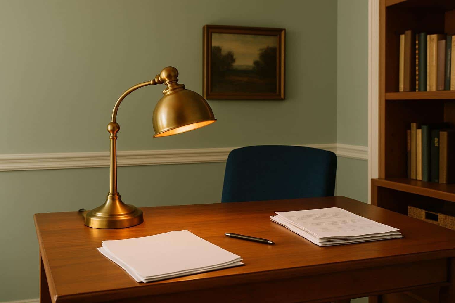 Evergreen Fog - 5 Home Office Ideas for a Calm and Cozy Workspace