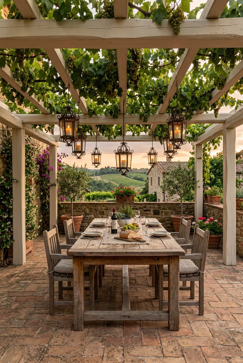 Tuscan Farmhouse Terrace