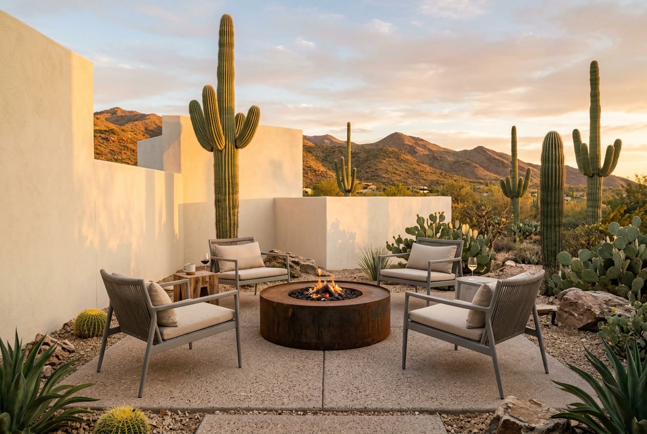 7 Greek Villa Patio Ideas: From Aegean Courtyards to Mid-Century Lanais
