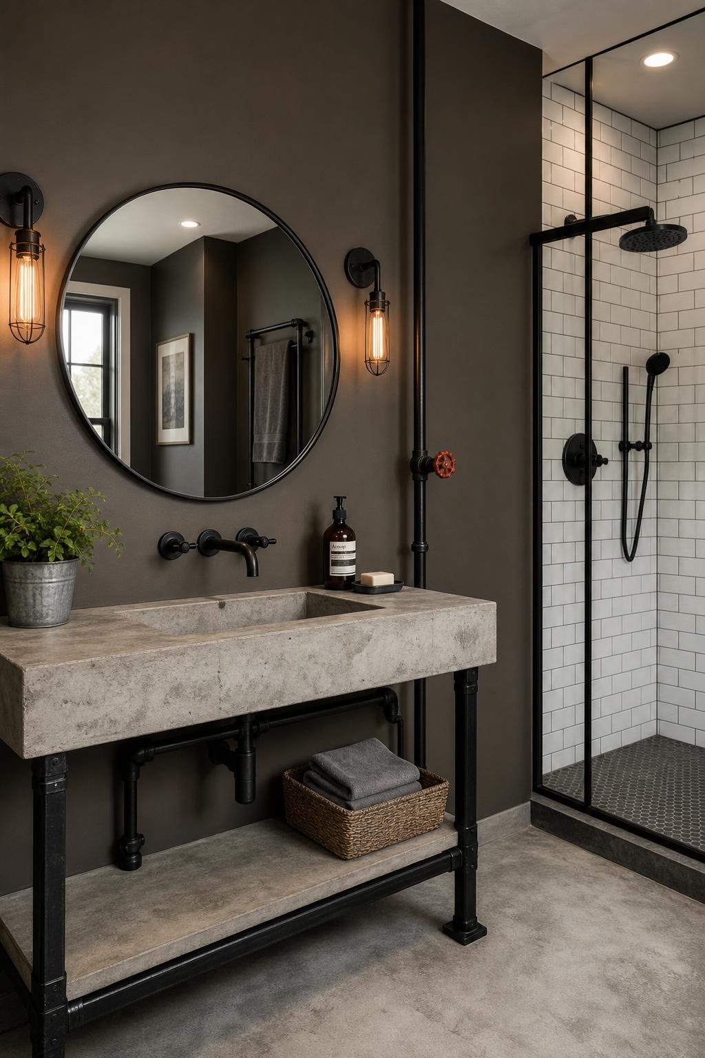 Infusing Industrial Edge With Matte Black Accents