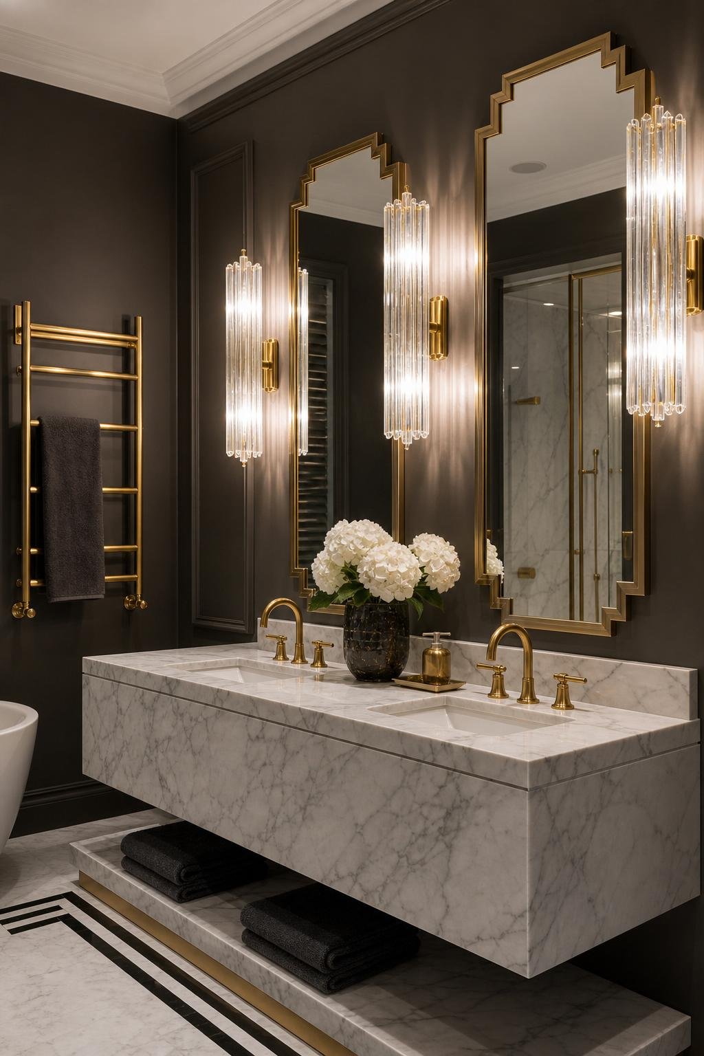 Adding Art Deco Glamour and Gilded Details