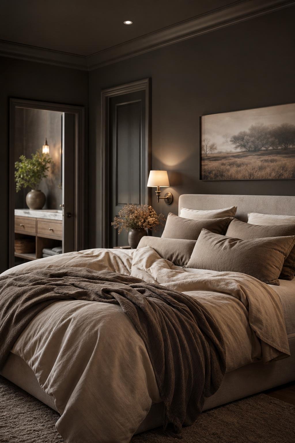 Cocoon-Like Color Drenched Suite