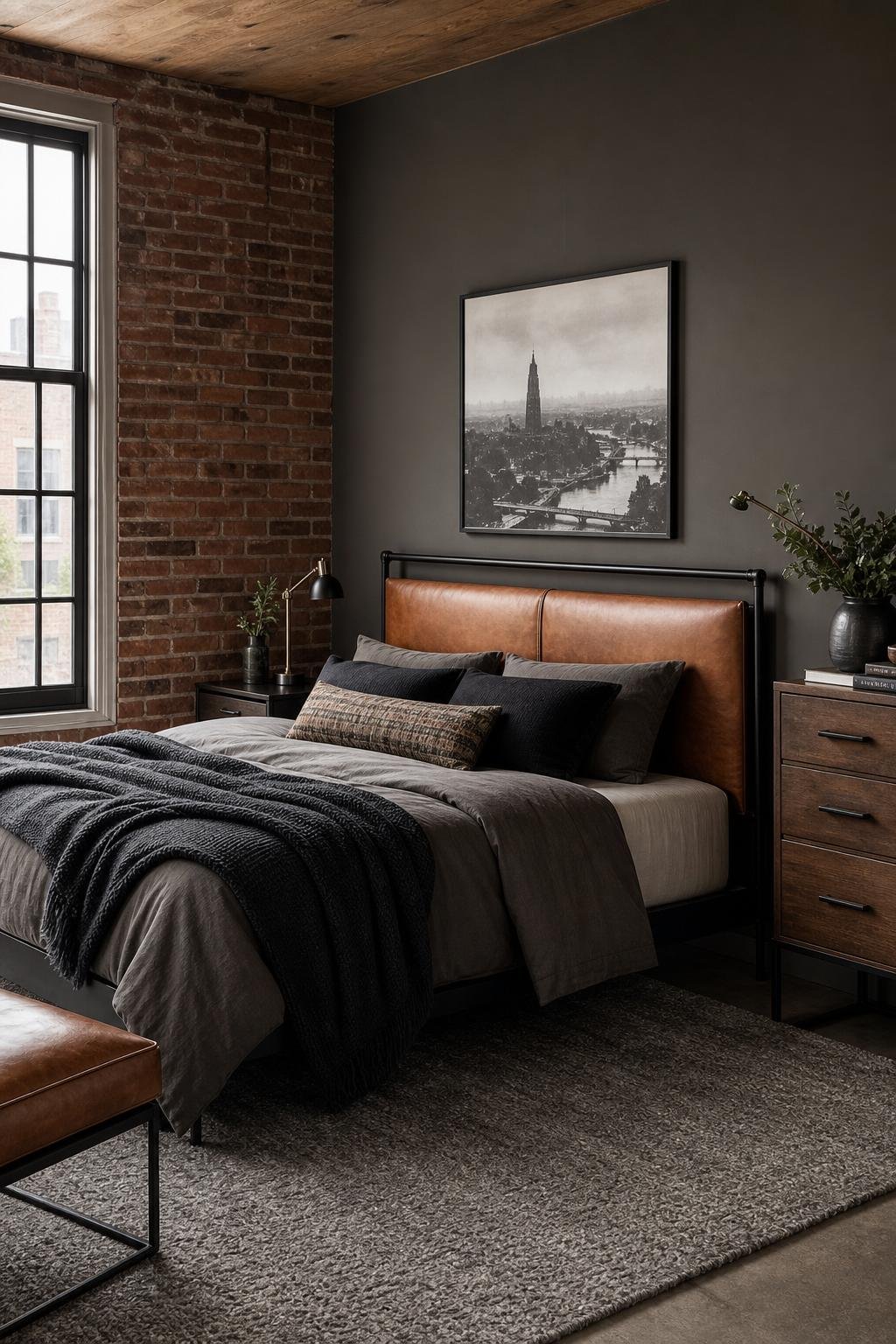 Industrial Luxe Loft Vibe