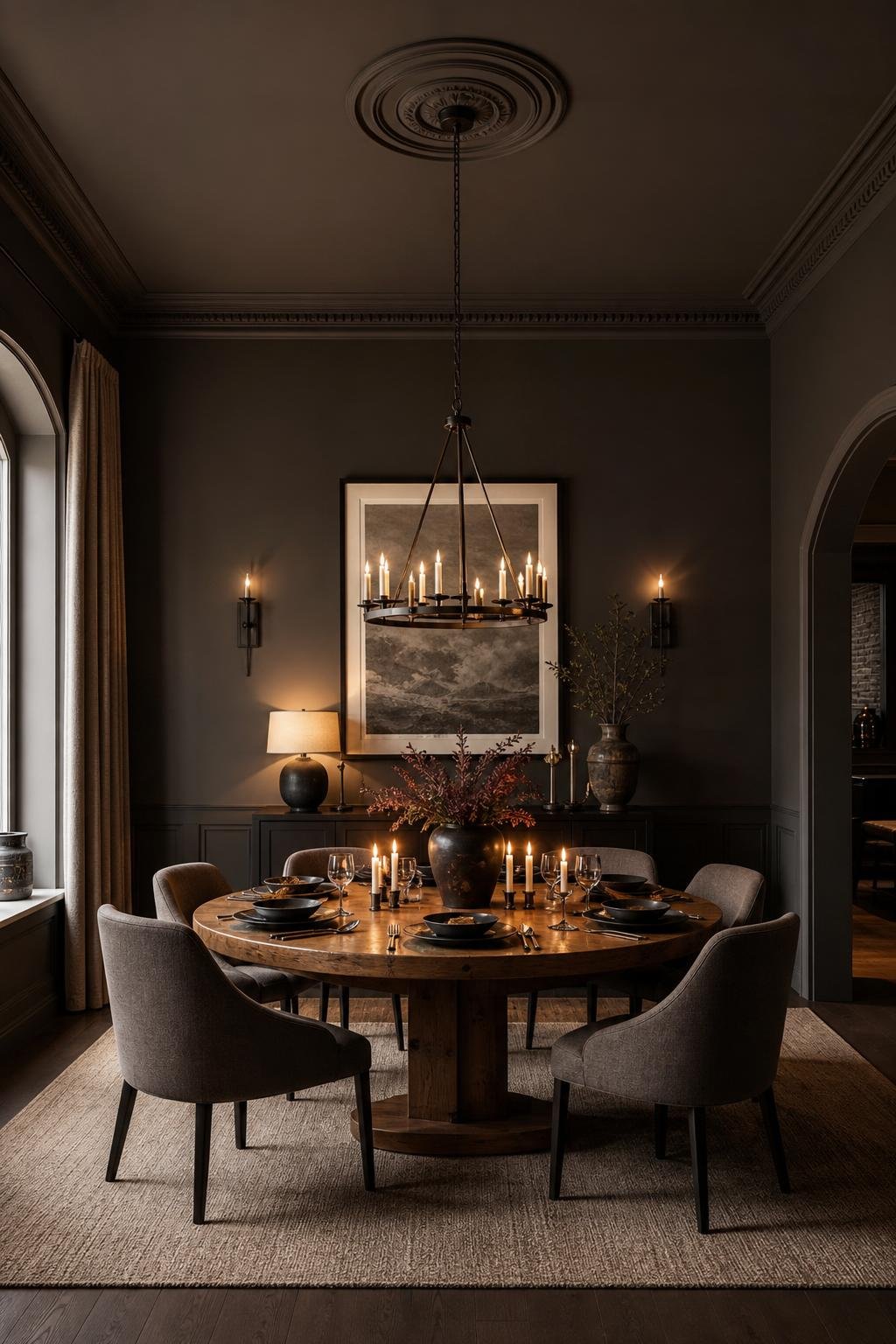 Elegant Jewel Box Dining Room