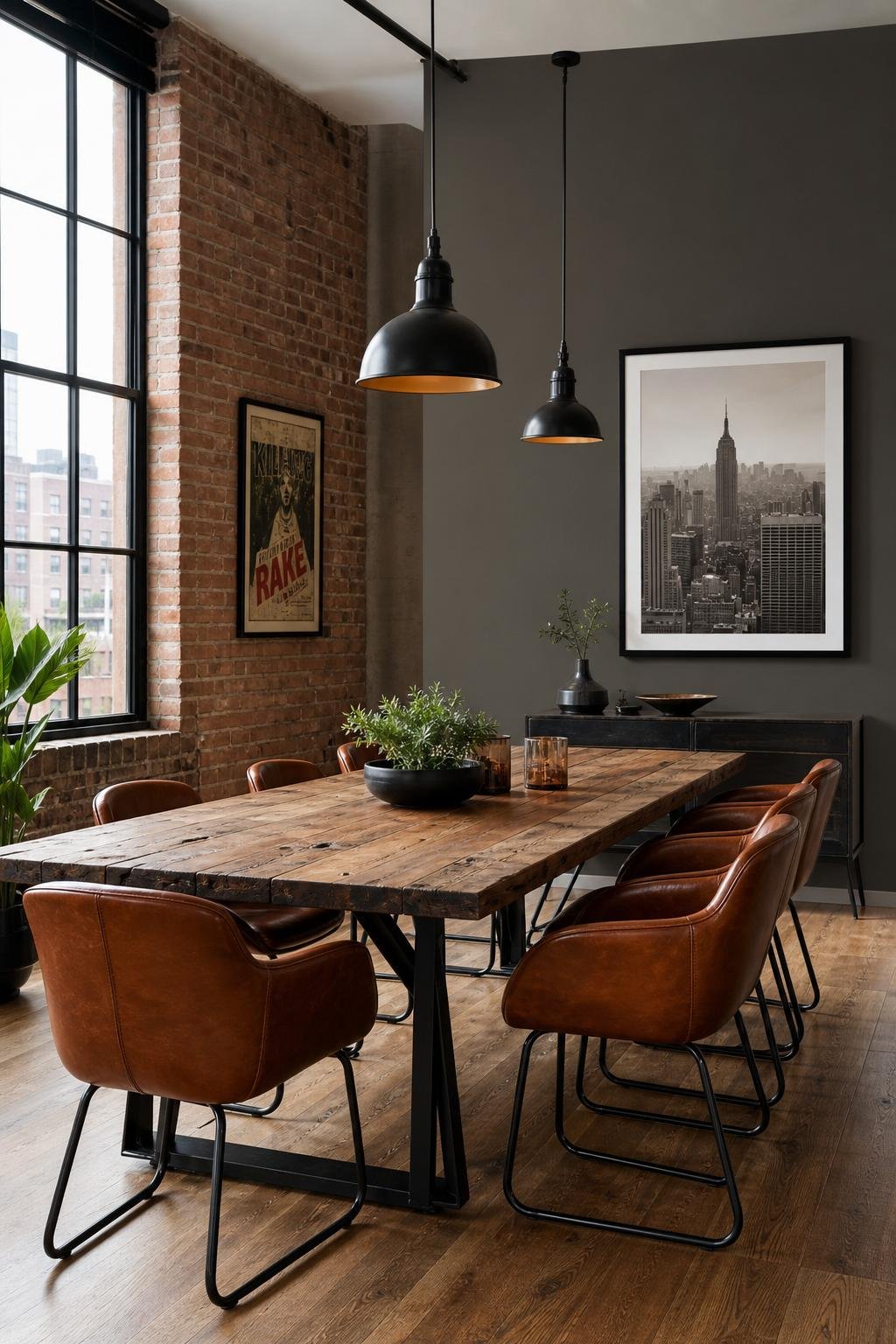 Industrial Loft Style With Exposed Brick
