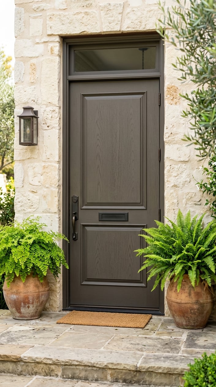 The Biophilic Stone Entrance