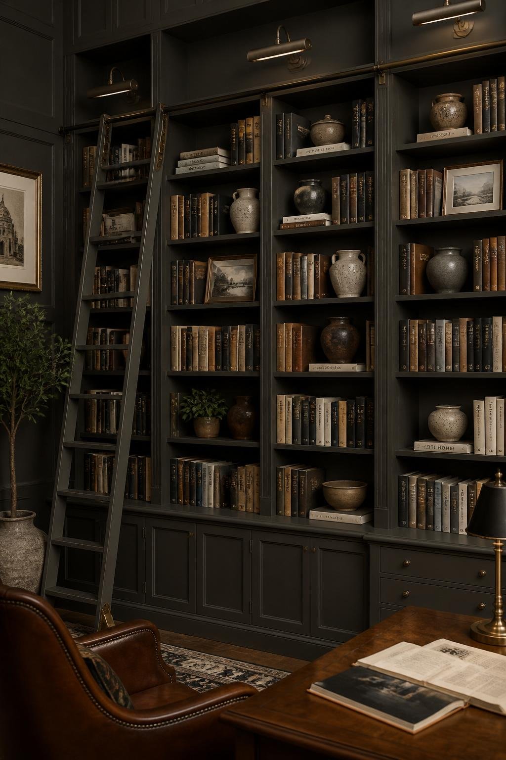 The Built-in Library Wall