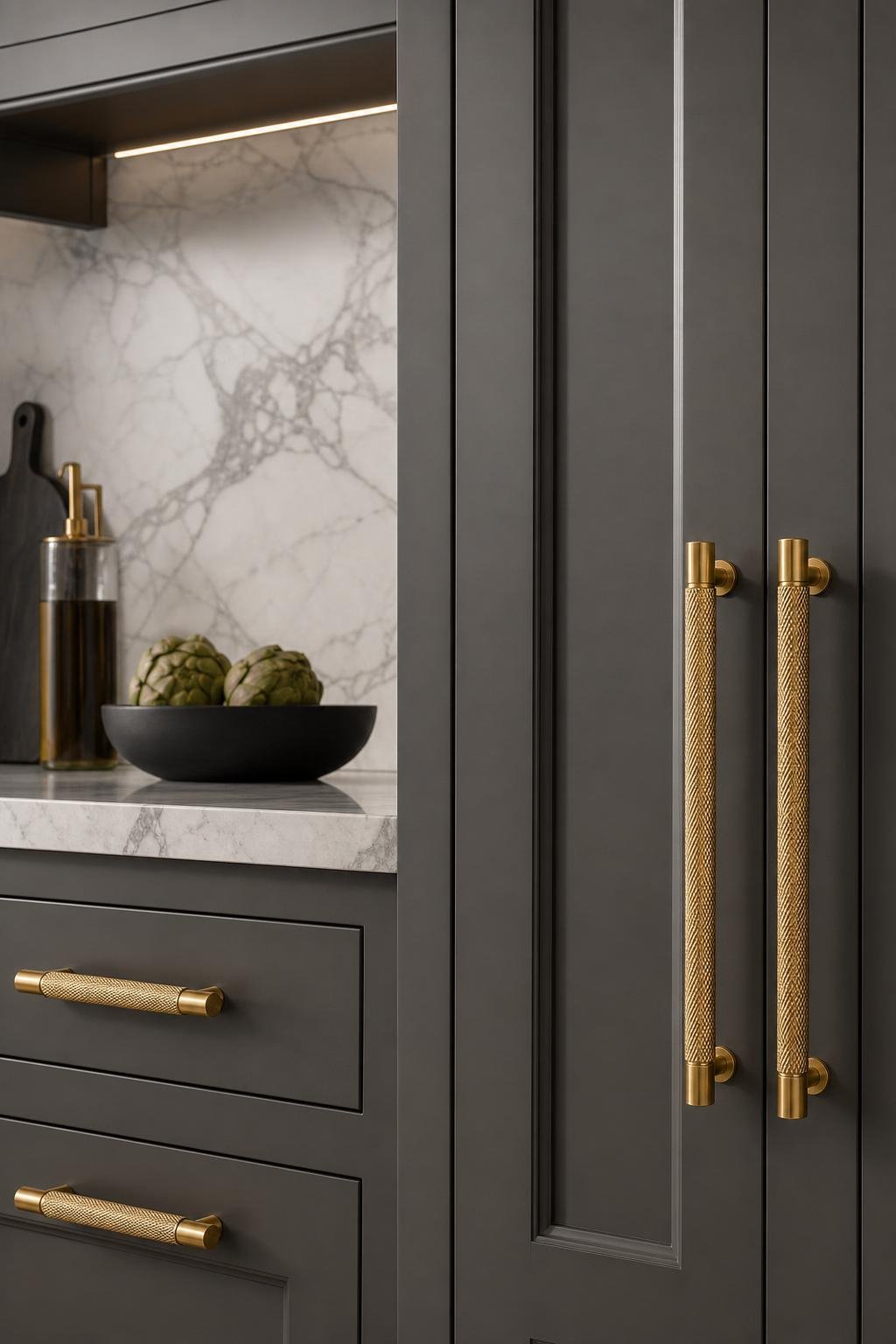 Brass Accents for Gilded Sophistication
