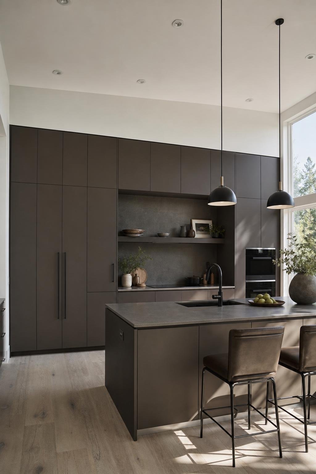 Bold Monochromatic Culinary Suites