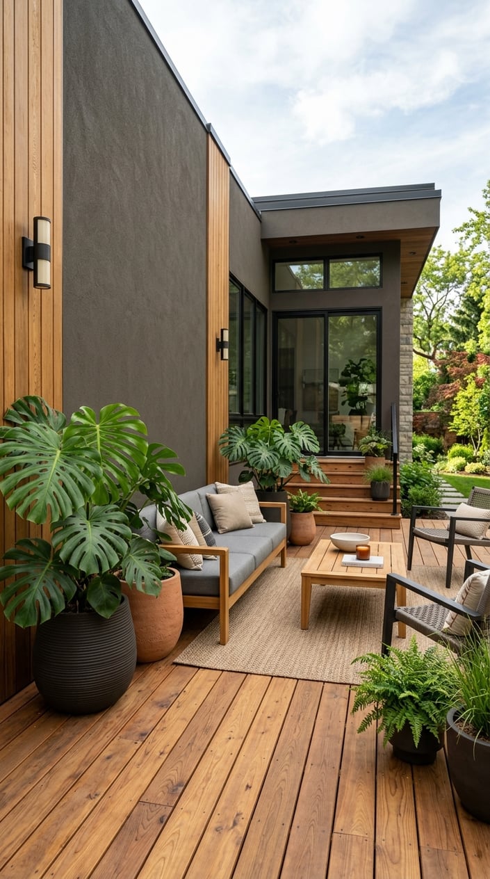 Modern Organic Feature Wall