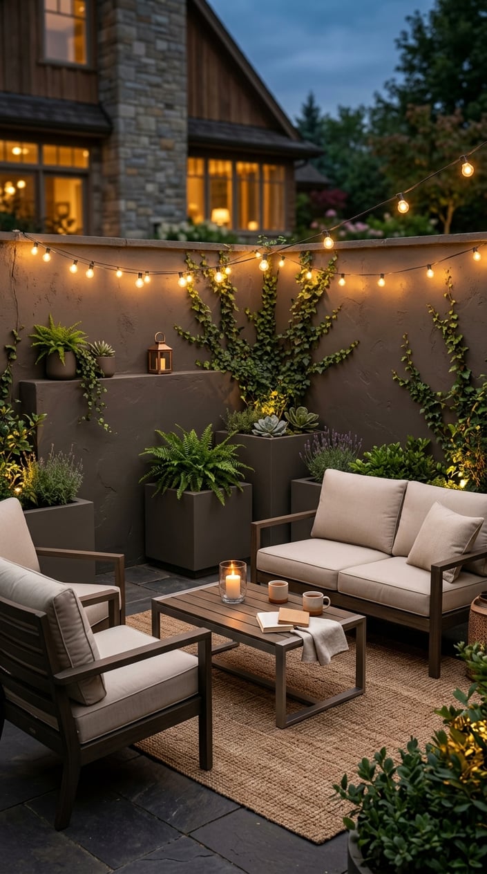 The Monochromatic Outdoor Room