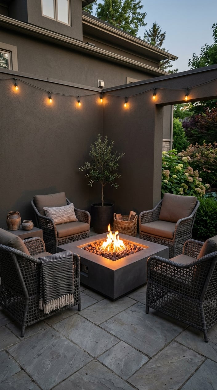 The Cozy Fire Pit Sanctuary